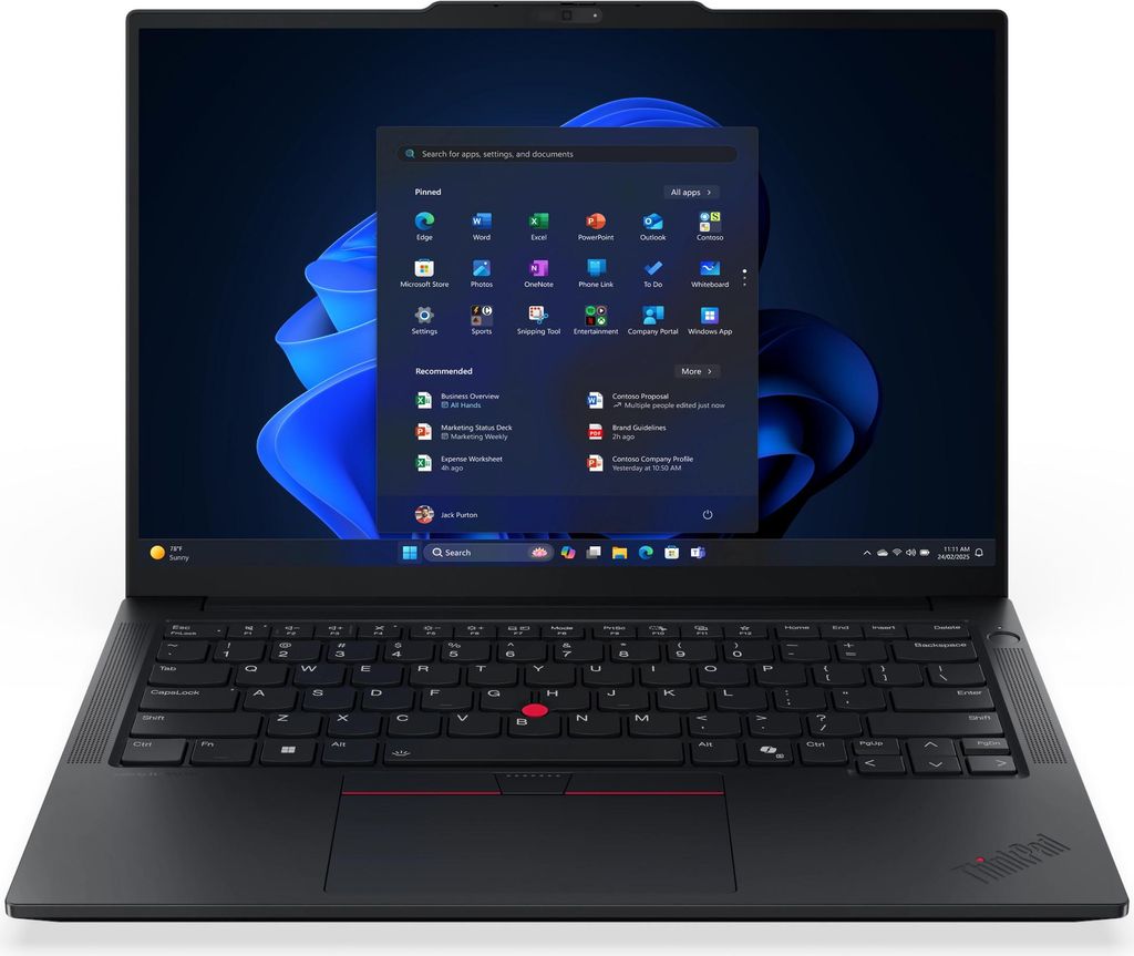 Lenovo ThinkPad E14 G7 (Black, 14" WUXGA, AMD Ryzen 5 220, 64 GB RAM, 8 TB SSD) mit Windows 11 Pro & Office 2024 Pro