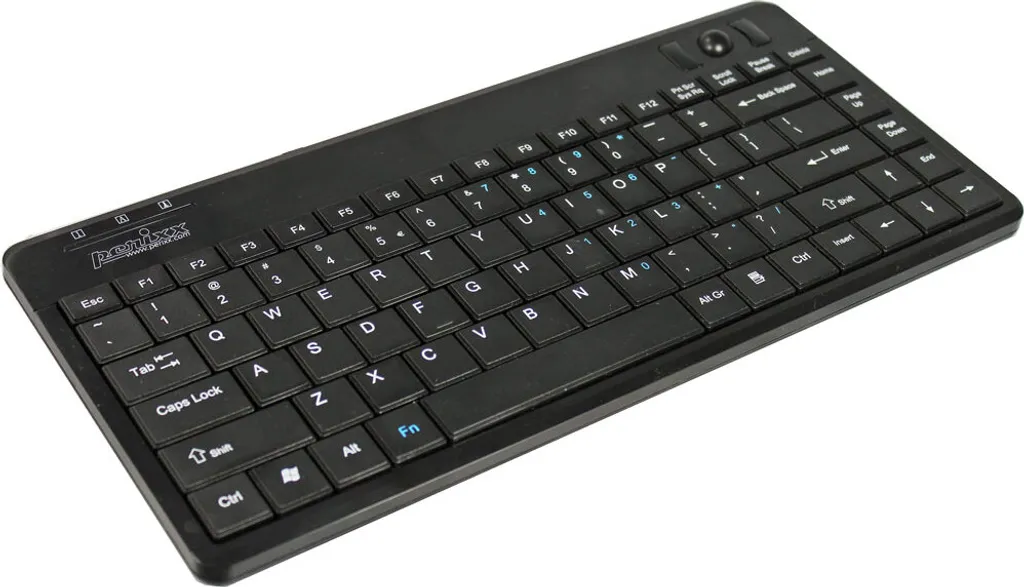 Clavier Compact USB Perixx PERIBOARD-505H PLUS Noir pour PC et Portable