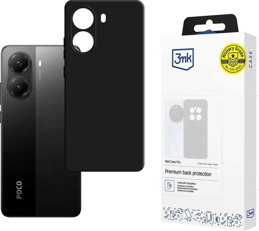 Custodia Originale 3mk Matt Case Pro per Poco X7 Pro 5G