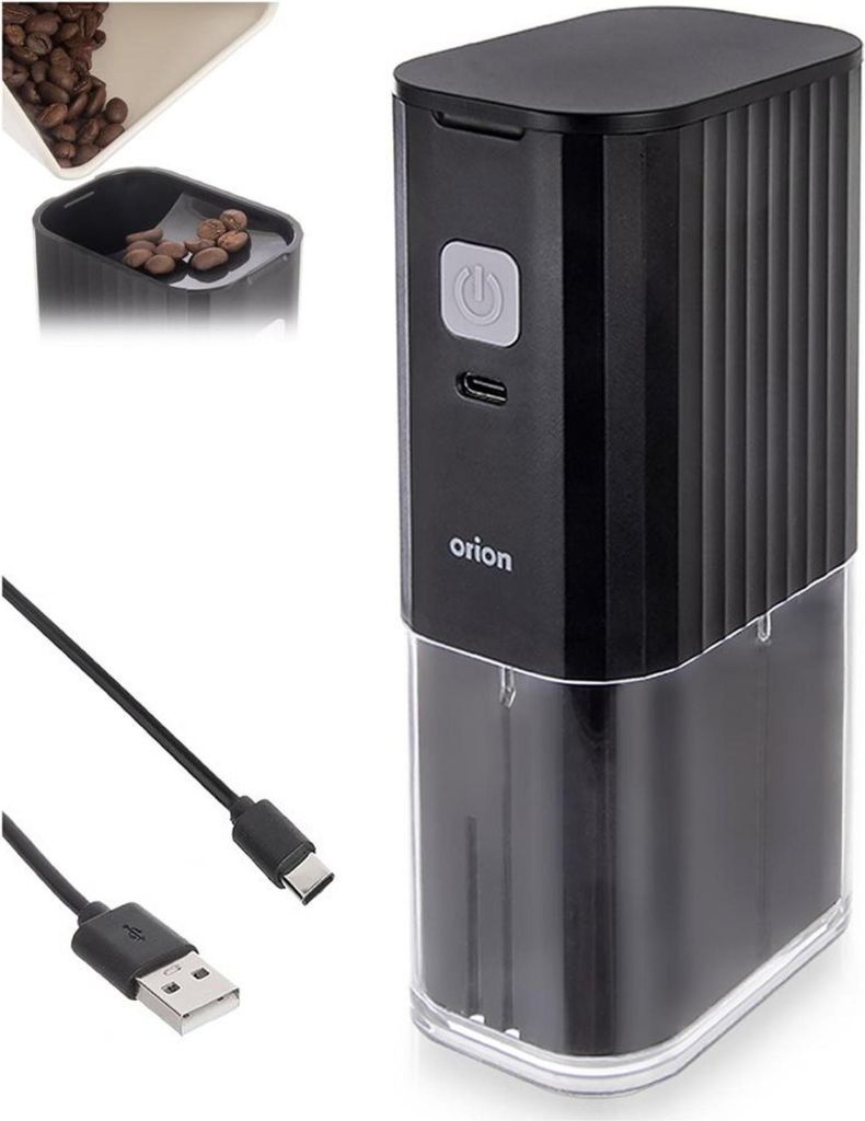 Orion | Elektrický mlýnek na kávu - černý - 16 cm - Obrázek produktu 