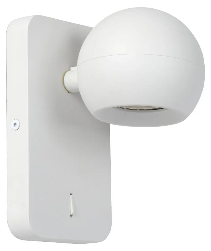 Applique Murale Lucide 09932/11/31 Spot Orientable Métal Blanc