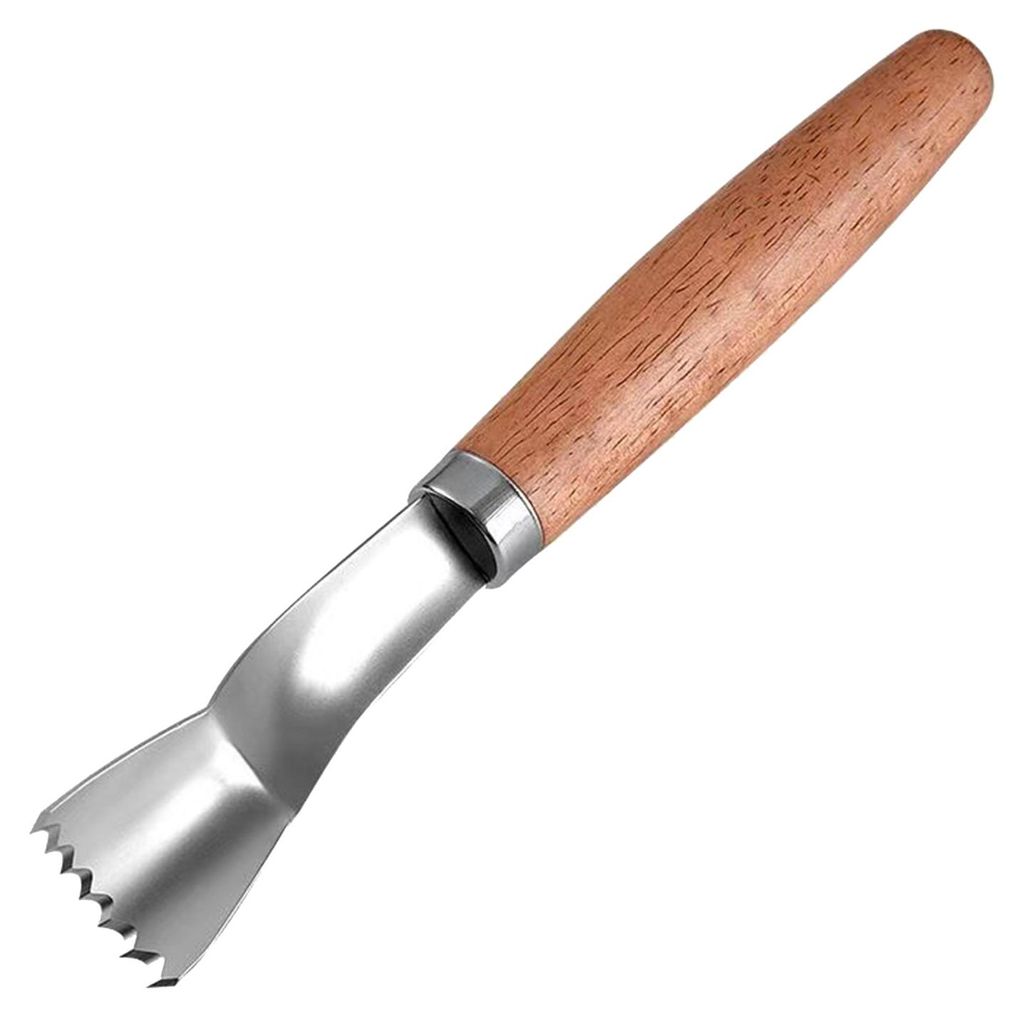 Maiskolbenschäler, Maiskörnerentferner mit ergonomischem Griff, bogenförmigem Schaufelkopf, vielseitiges Küchengerät