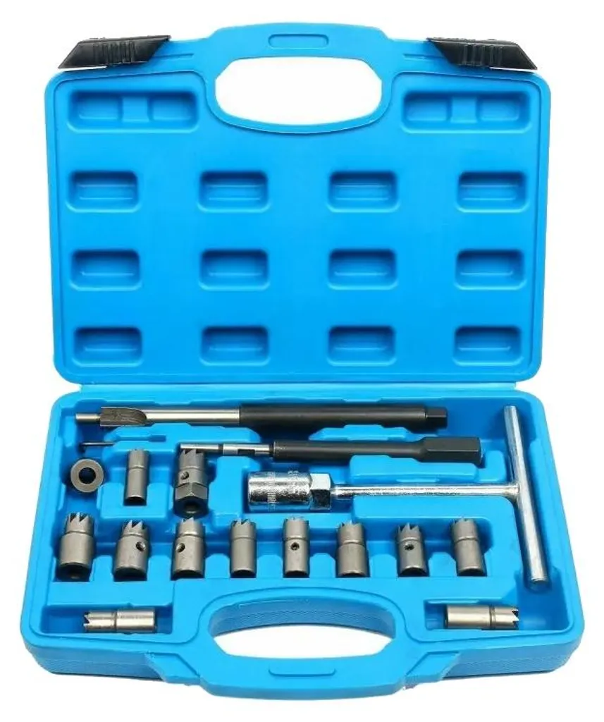 Nettoyage puits d'injecteur diesel, lot 17 fraises pour étanchéité