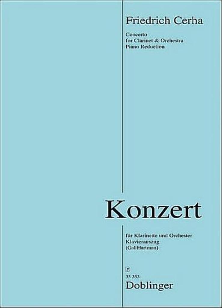 Konzert für Klarinette und Orchesterfür Klarinette und Klavier