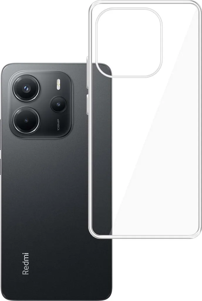 Custodia Redmi Note 14 4G 3mk: Trasparente, Resistente, Sicura - 4