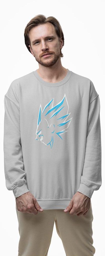 D&B Design Uni Pullover SWAN00010 Dragon Ball HellGrau-Größe XL