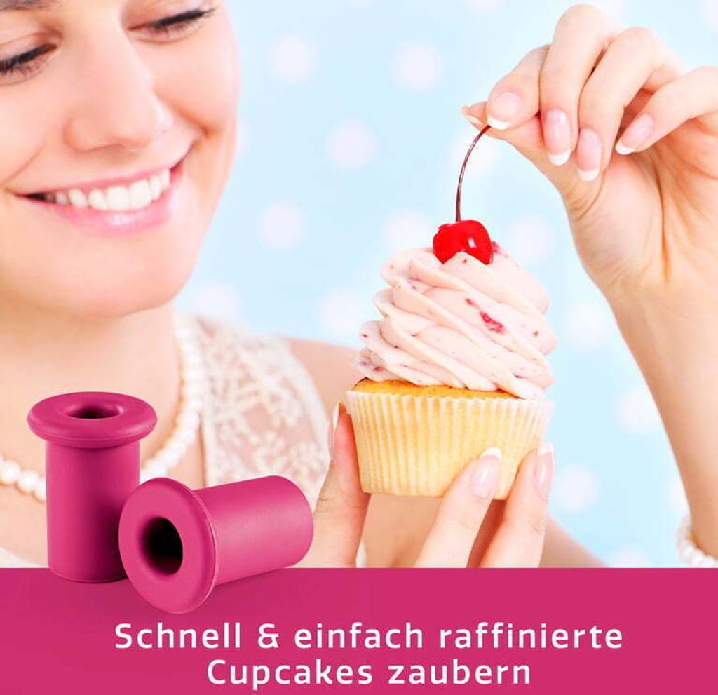 CuCap 12x Silikon Ausstecher Backförmchen Perfekte Produktbild 3