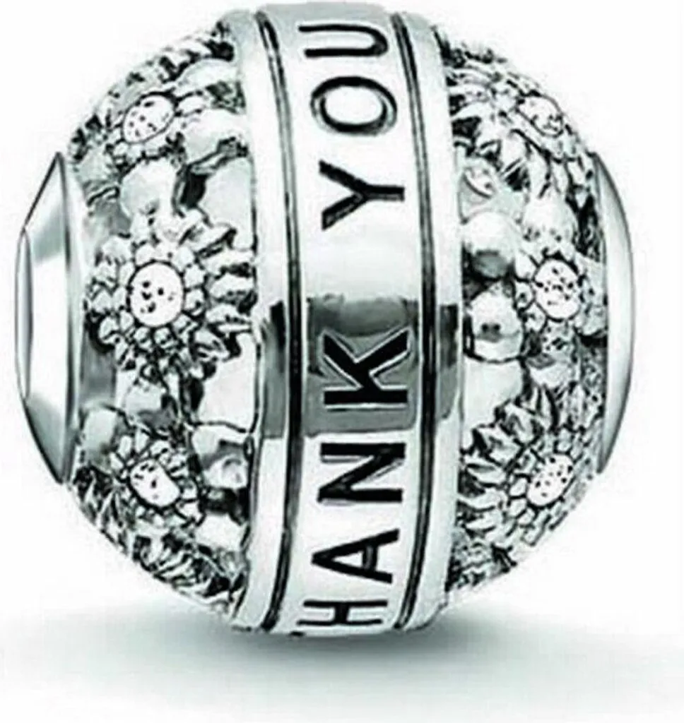 Thomas Sabo K0213-643-14 Perlina Karma GRAZIE | Regalo Simbolico