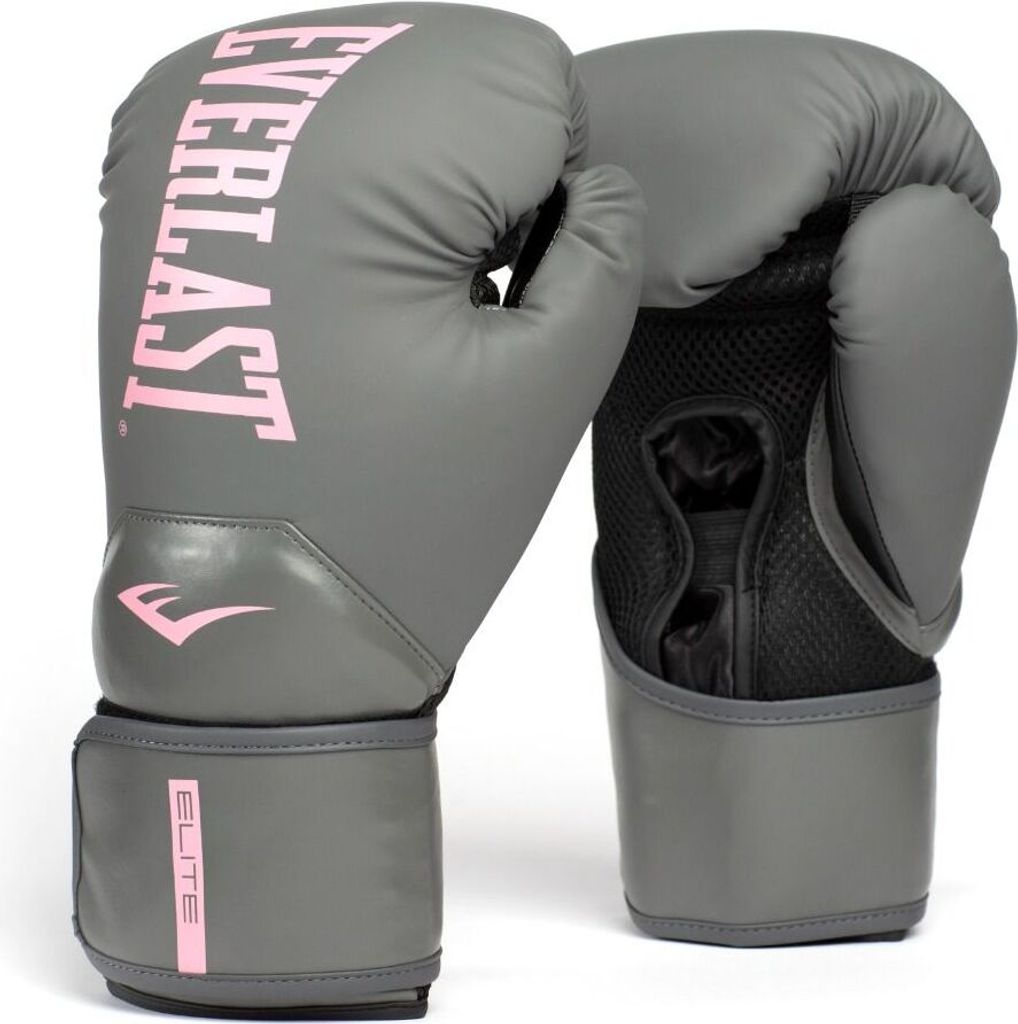 Guantoni da boxe Everlast Elite 2 Grigio/rosa 14 oz Immagine del prodotto 