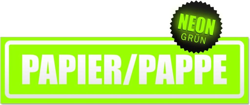 Papier Pappe invertiert Magnetschild Schild magnetisch