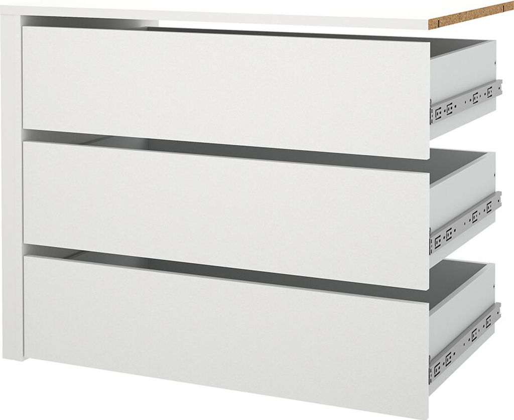 Catania Schubladeneinsatz 3 Schubladen 87 cm bis 180 cm Produktbild 