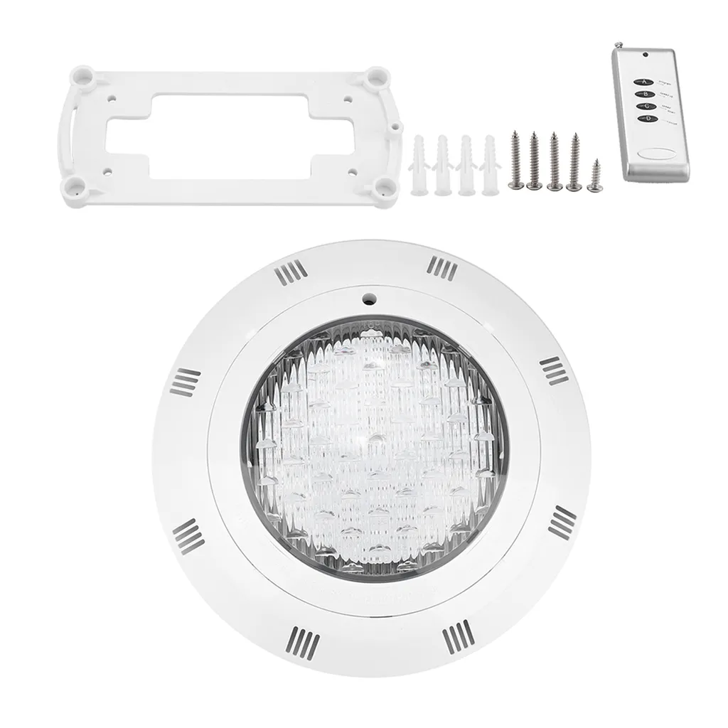 Éclairage Multicolore pour Piscine 30W - Projecteur LED avec Télécommande - 4