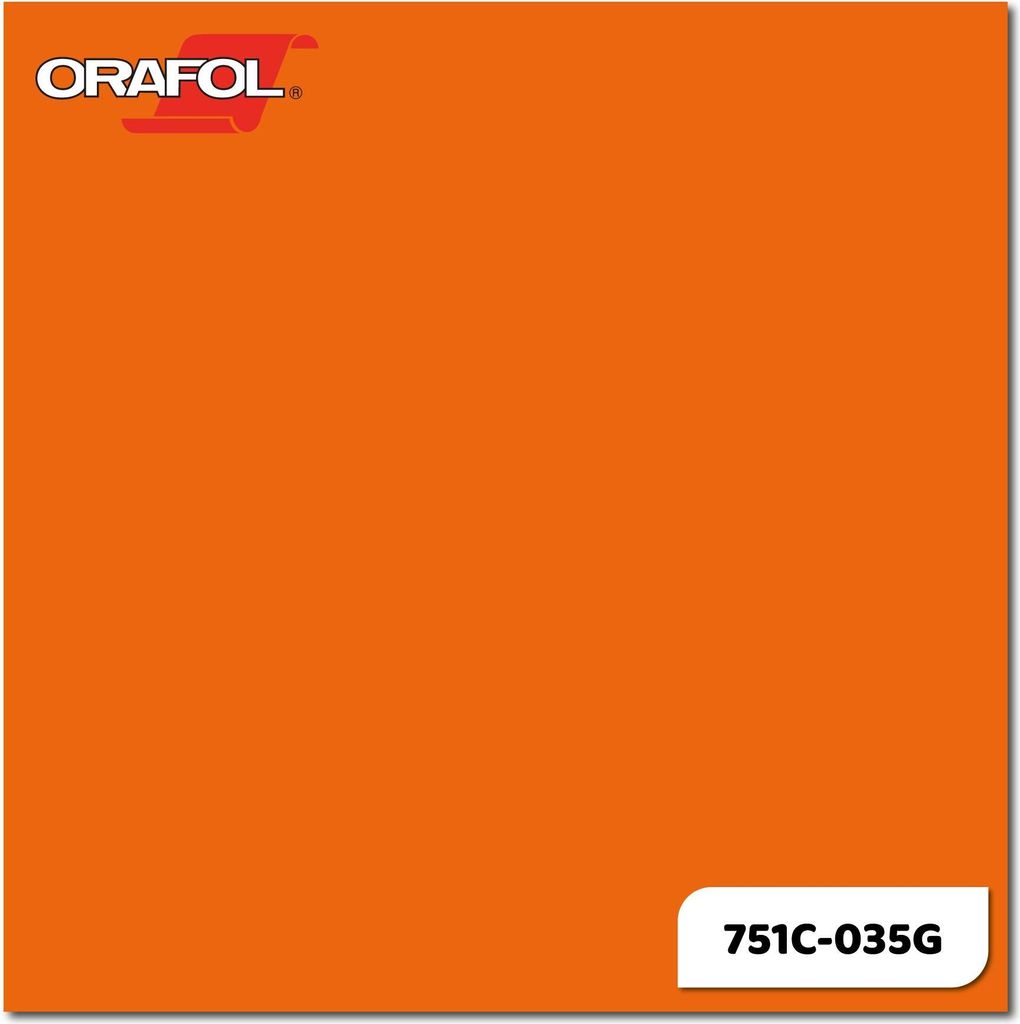 ORAFOL ORACAL 751C Meterware - 035 PASTEL-ORANGE in 31,5 x 100cm