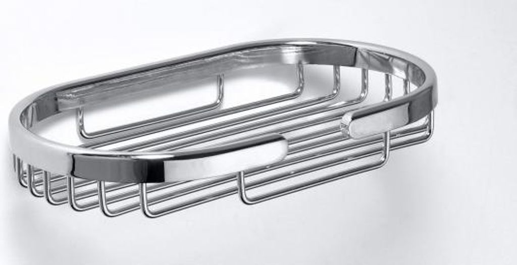 Porte-savon Gitter oval CYTRO en chrom 11.5x20x3cm BEMETA