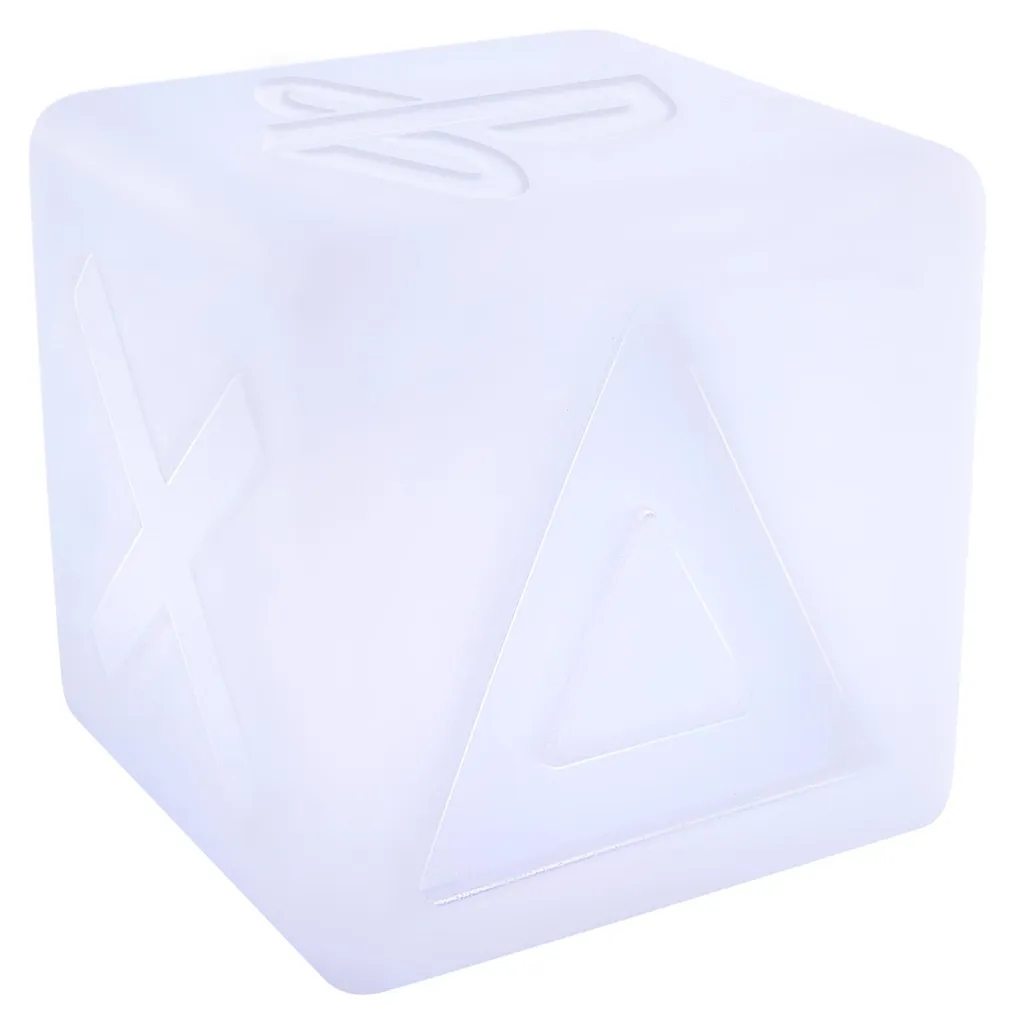 Haut-parleur LED Bluetooth puissant 15W BigBen Cube Audio Blanc