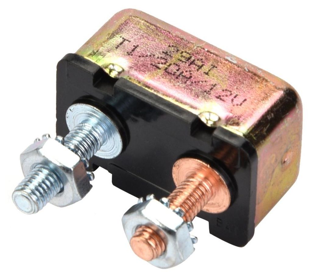 Auto Marine 12/24 V universeller automatischer Sicherungs-Reset-Leistungsschalter mit Metallabdeckung (20 A)