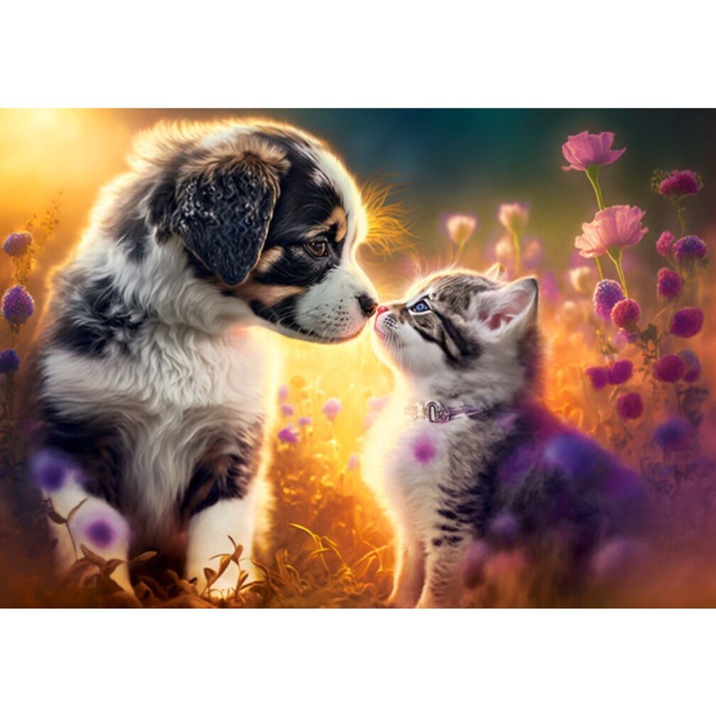 Castorland Puzzle Neue Freundschaft - 500 Teile Legespiel Produktbild 