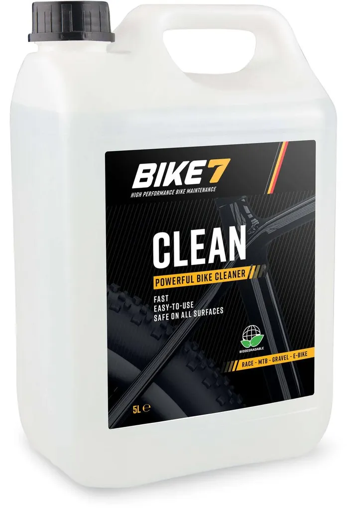 Éliminez la Boue Tenace avec Bike7 Clean 5L : Nettoyant Vélo sans Traces
