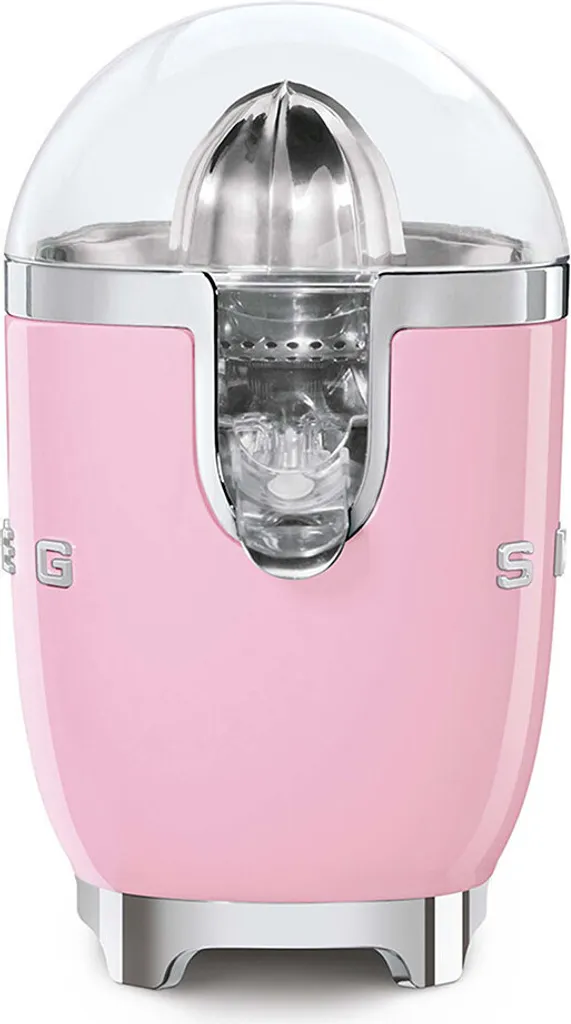 Presse-agrumes Smeg CJF11PKEU rose 70W pour un petit-déjeuner vitaminé