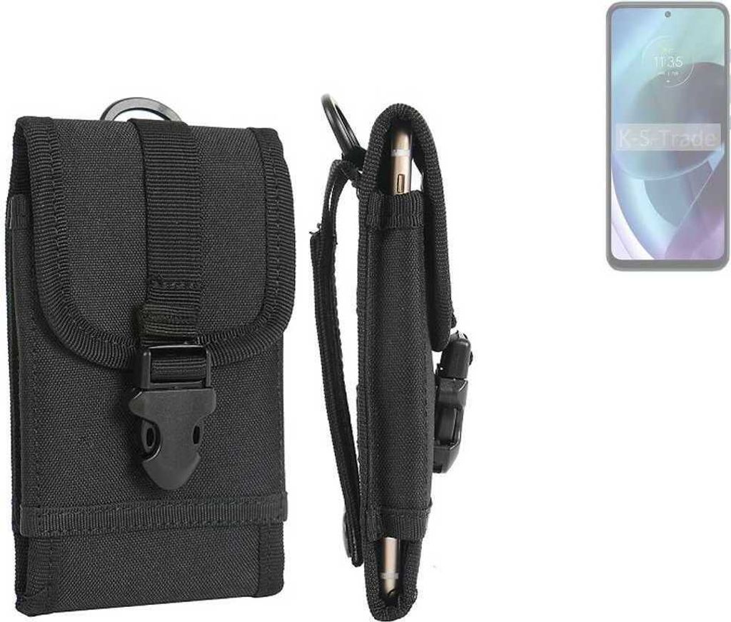 K-S-Trade Holster Handy Hülle kompatibel mit Infinix GT 20 Pro Holster Handytasche Gürtel Tasche Schutz Hülle Robust Outdoor schwarz
