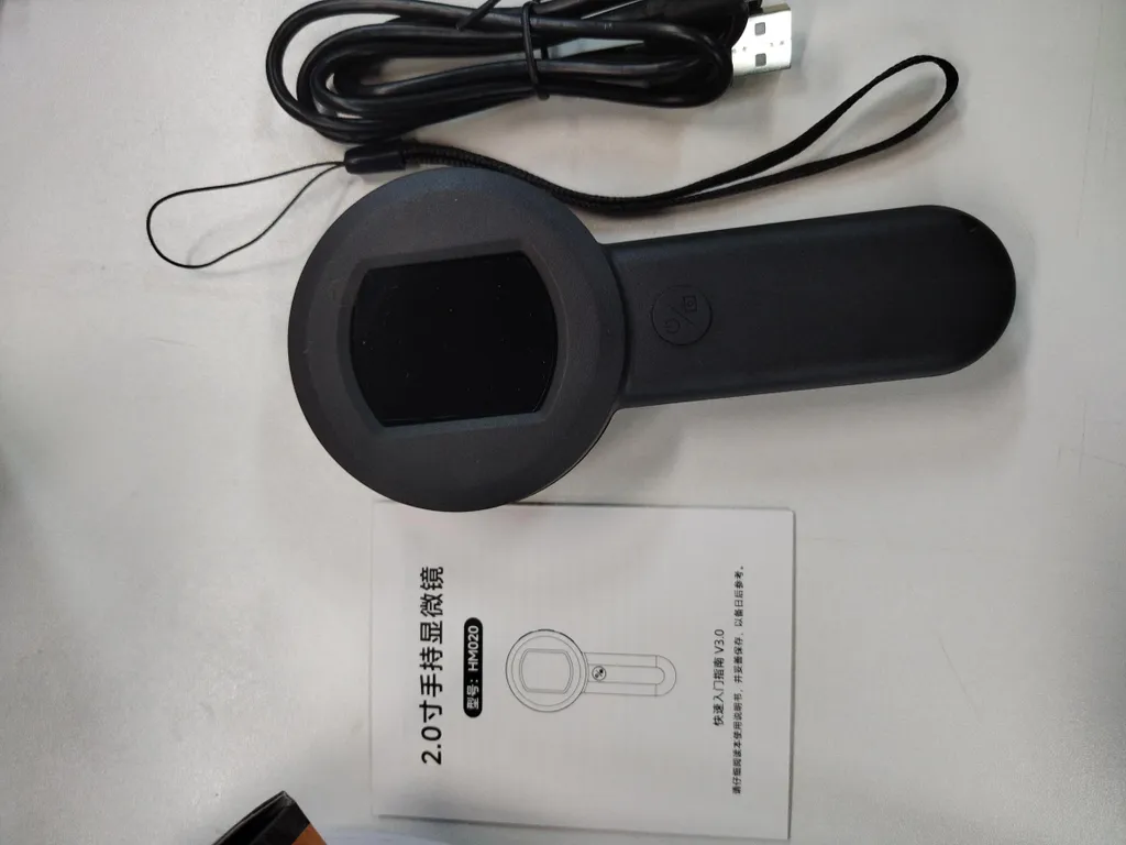 Microscope de poche 100X à batterie intégrée et écran IPS haute défi - 3