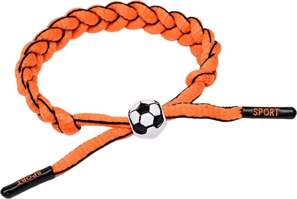 Fußballarmbänder, verstellbares Charm-Armband, Freundschaftskordel für Teamspieler, Fußballfan-Armband für Mädchen und Jungen, Sportparty-Ges...