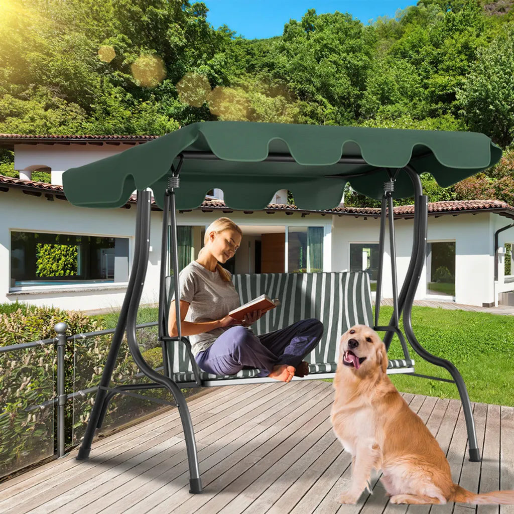 Tetto Sostitutivo Dondolo 210x145 Verde Jiubiaz | Impermeabile e Resistente