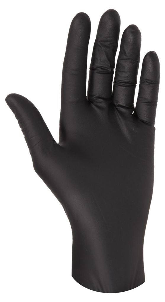 HYGOSTAR Nitrilhandschuhe Safe Light, puderfrei, schwarz, Produktbild 