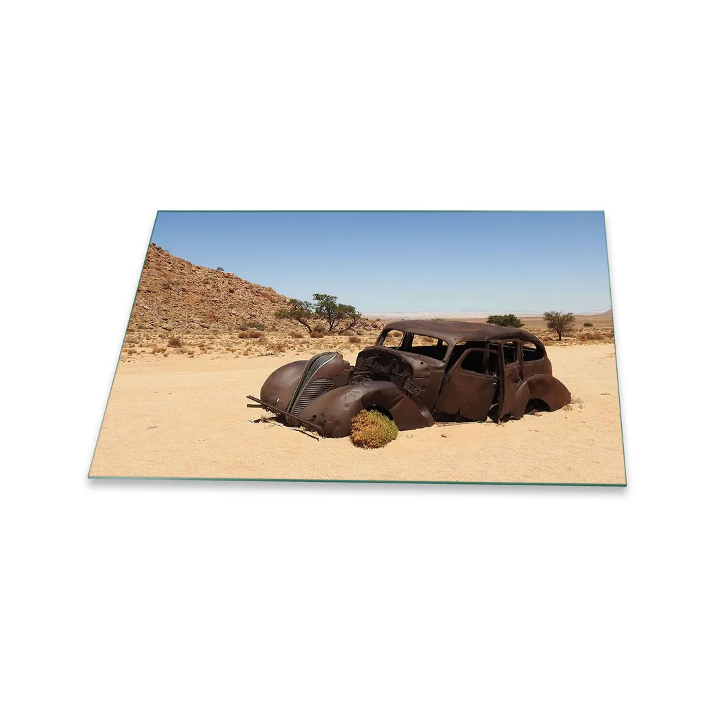 Piastra di copertura per piano cottura in ceramica 1 pezzo 80x52 auto marrone copertura alzatina in vetro