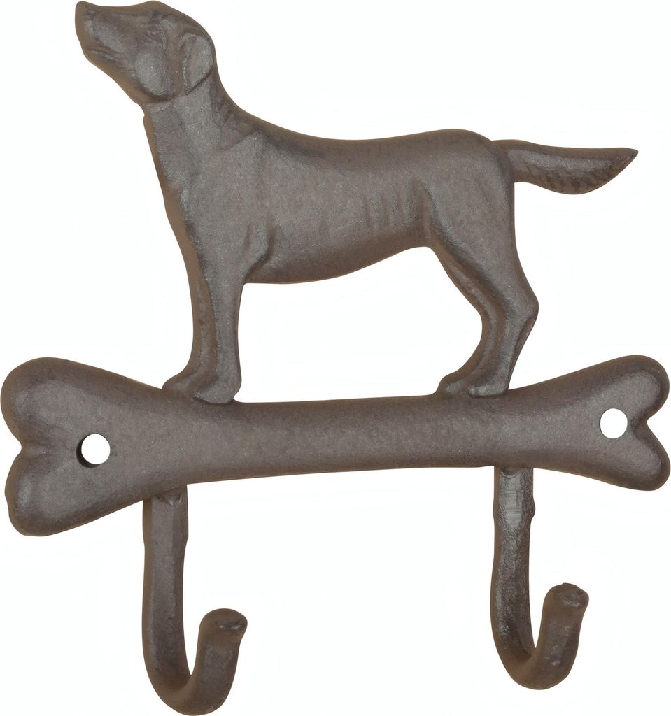 Esschert Design cane su osso con gancio; LH231; Immagine del prodotto 