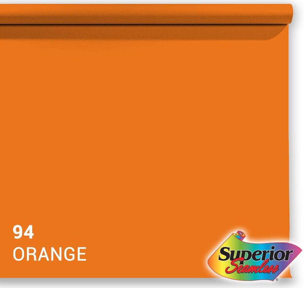 Überlegener Hintergrundpapier 94 Orange 1,35 x 11m Produktbild 