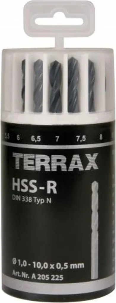 Set di punte TERRAX Etüie DIN 338 19 pezzi (10 pezzi)