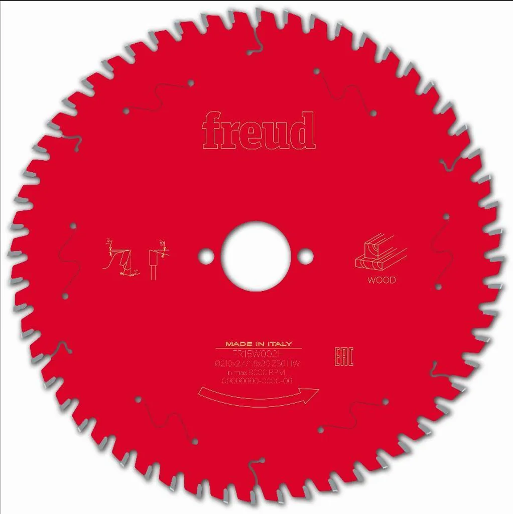 Lame Scie Circulaire 210mm FREUD pour Découpe de Panneaux et Bois