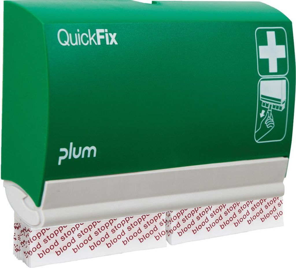 Pflasterspender QuickFix Blood stopper B230xH135xT32ca. mm grn