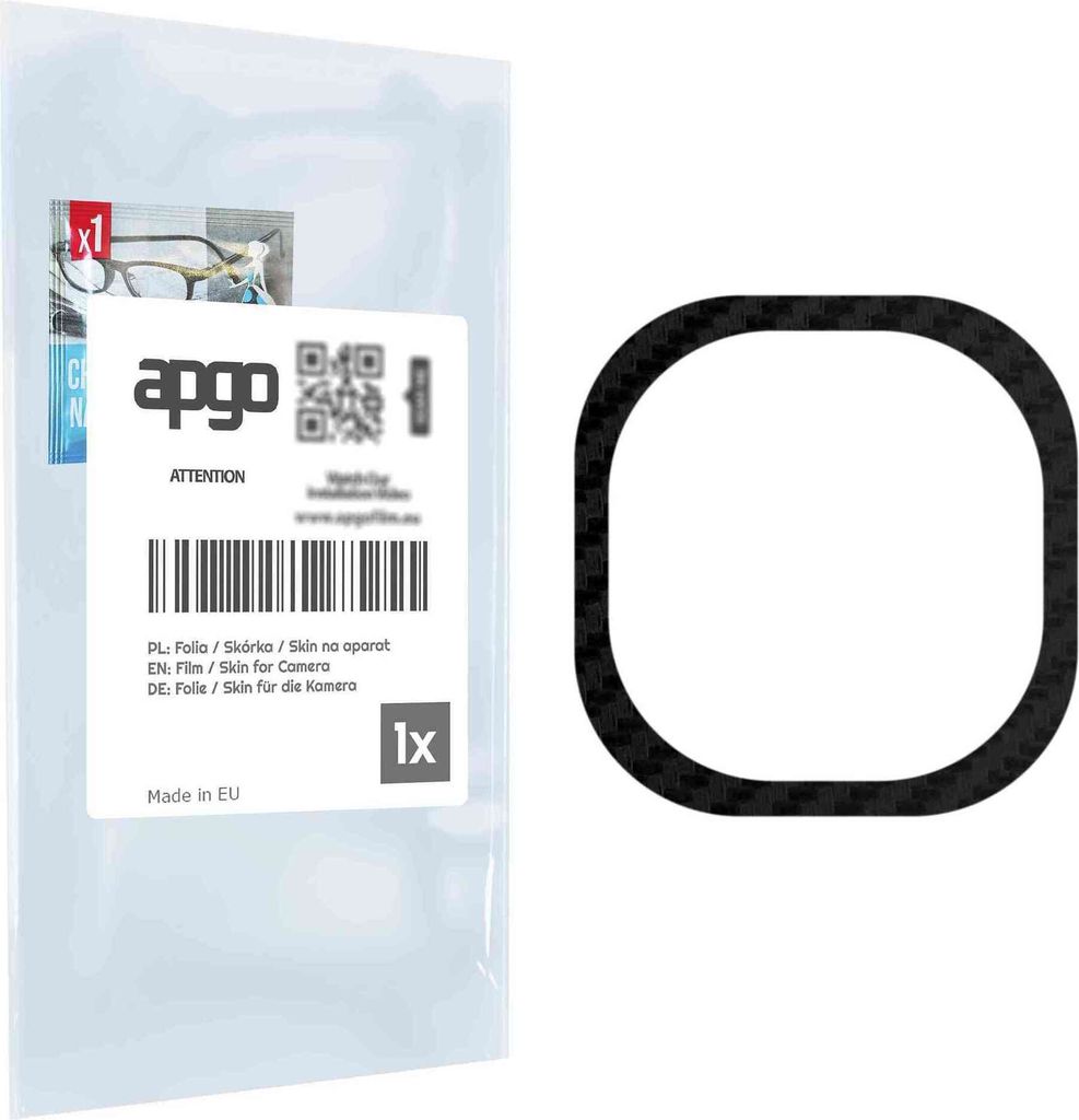 apgo Objektivschutz-Folie, Kameraschutz kompatibel mit Nokia 5310 2024, Carbon-Imitation, Rückseite Schutzfolie für Kamera-Insel, Hinten Folie, k...