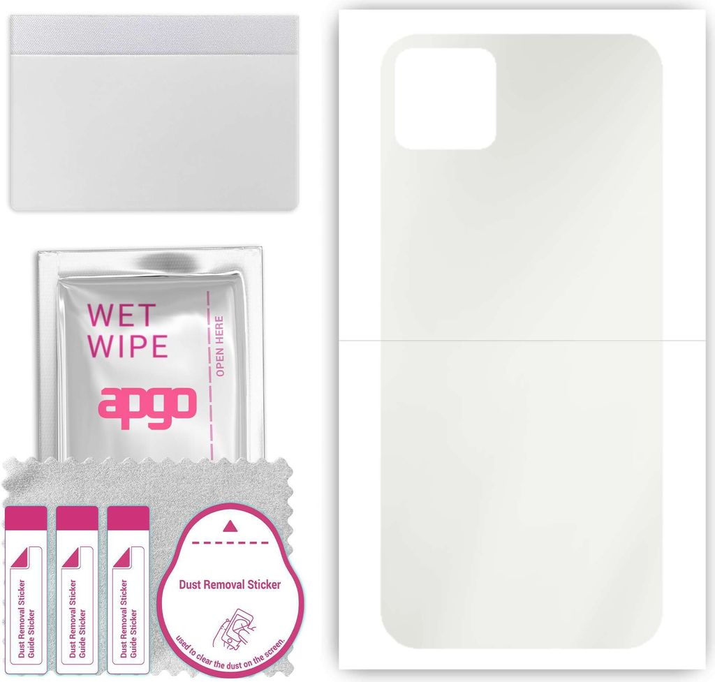 apgo Rückseite Schutzfolie, Matt, kompatibel mit Cubot X20 Pro, Hinten Hydrogel-Displayschutzfolie mit Positionierhilfe, kratzfest, einfache Montage