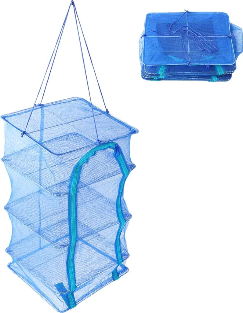 Séchoir pliable en filet 35 cm cage anti-mouches pour séchage aliments