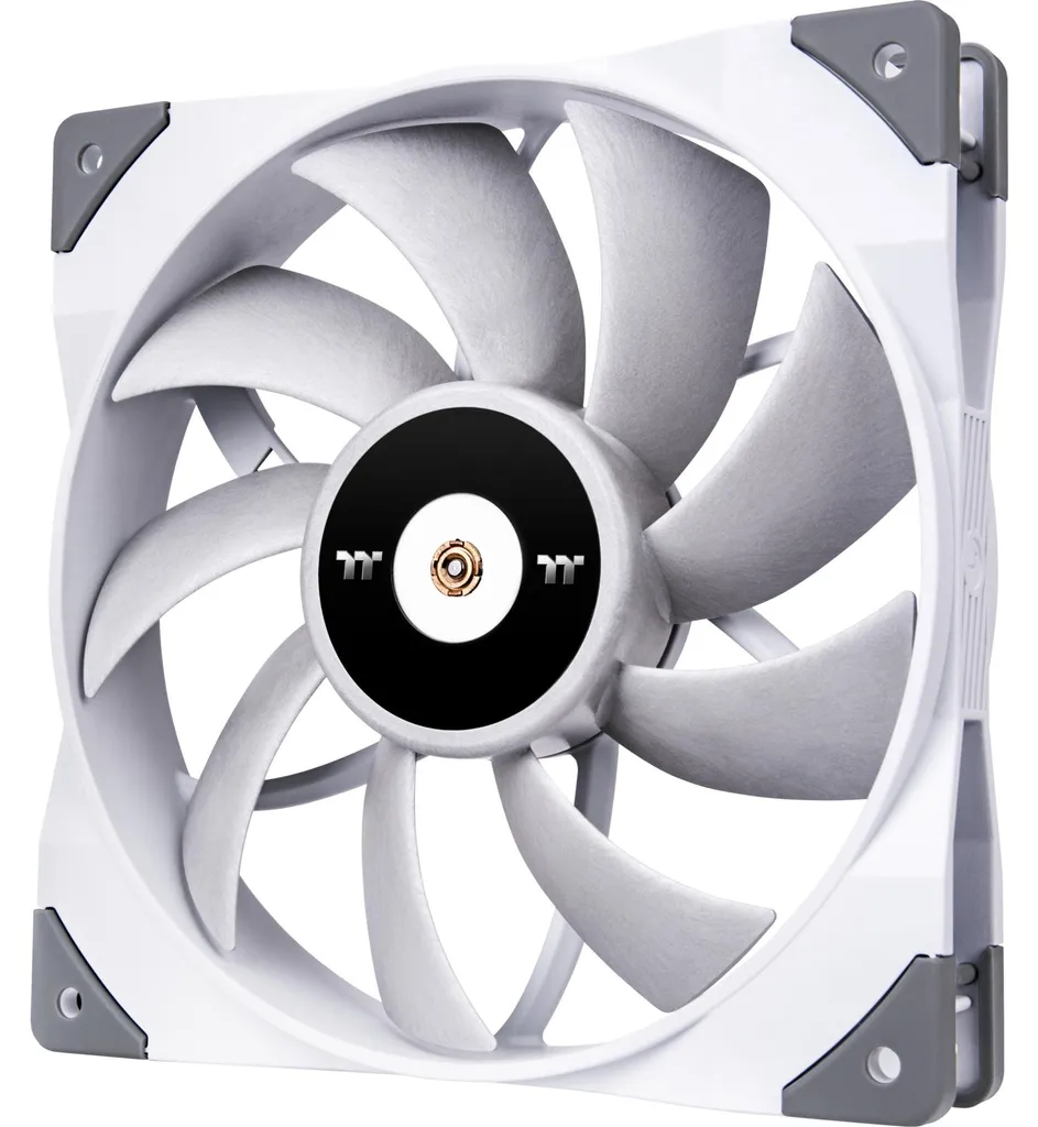Refroidissement PC Gamer Thermaltake ToughFan 14 Blanc 140mm Haute Performance