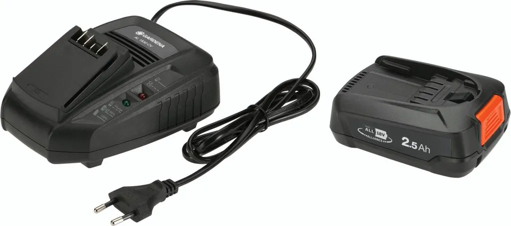 Kit Batteria Gardena 18V 2,5Ah + AL 1830 CV | Sistema Power For All
