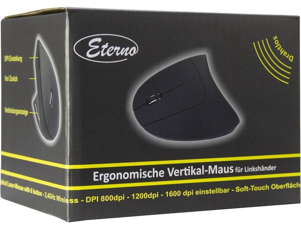 Inter-Tech Vertikalmaus Eterno KM-206L Produktbild 