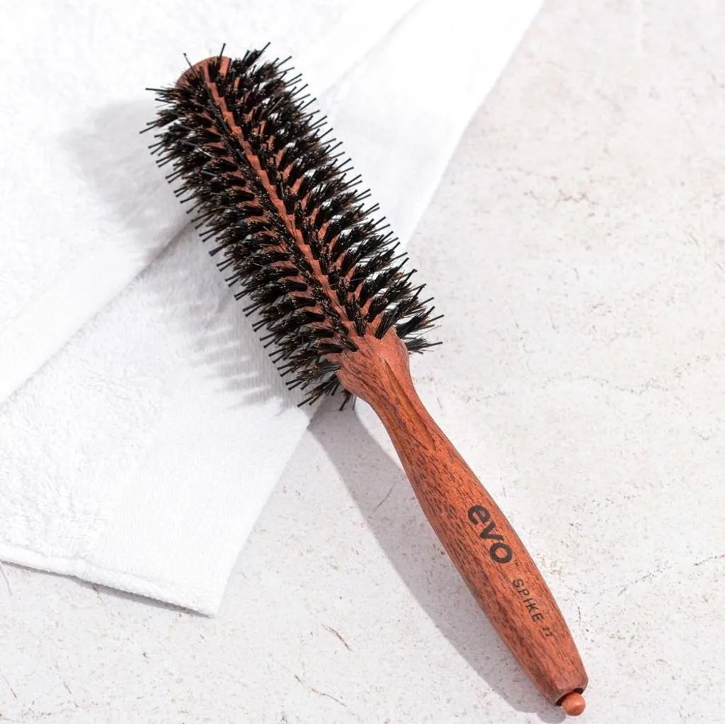 Evo Spike 22mm Spazzola Radiale in Setole di Cinghiale e Nylon