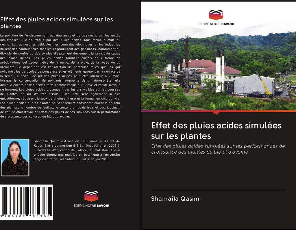 Effet des pluies acides simulées sur les plantes