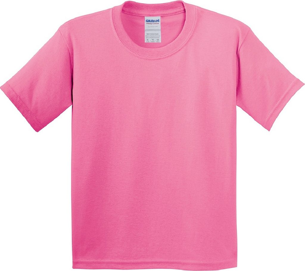 Gildan Kinder T-Shirt (2 Stück/Packung) BC4271 (XL) (Azalee)