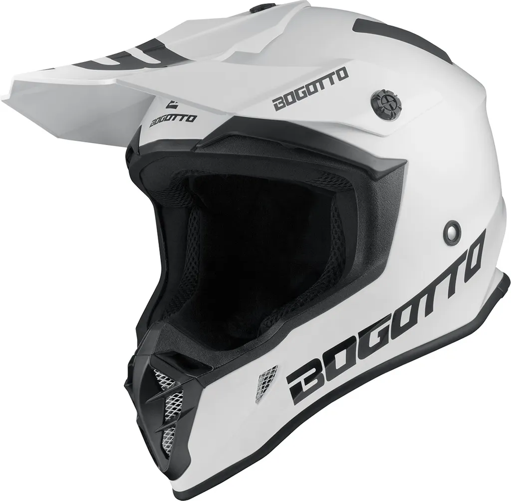 Casque motocross Bogotto V332 blanc L pour vos sorties terrain et loisirs