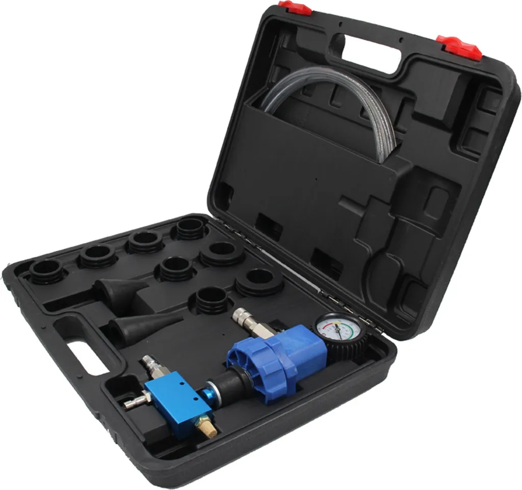 Kit de remplissage de liquide de refroidissement sous vide avec 8 douilles
