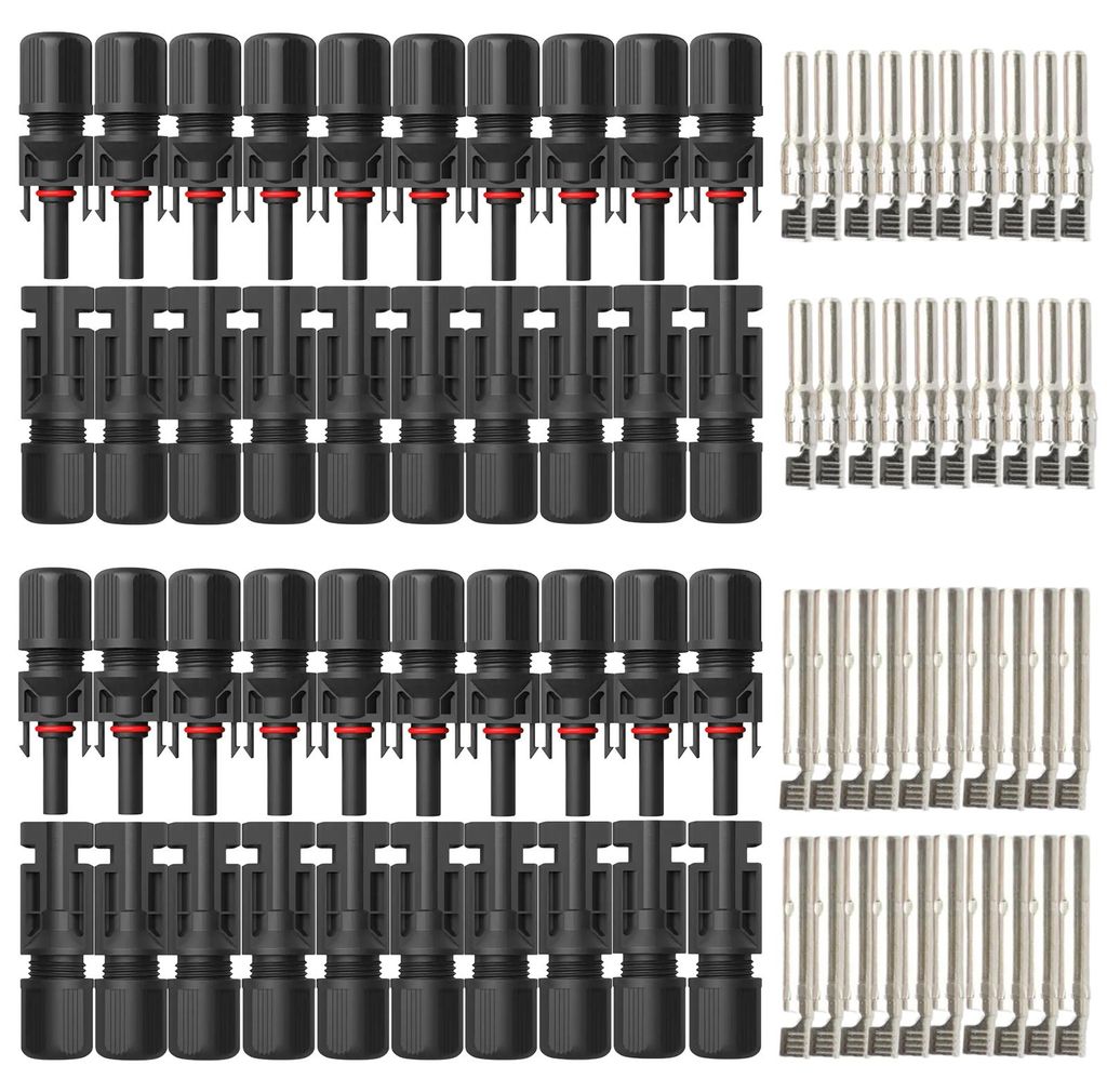 PV Solarstecker Stecker wasserdicht Solarkabel Buchse Produktbild 