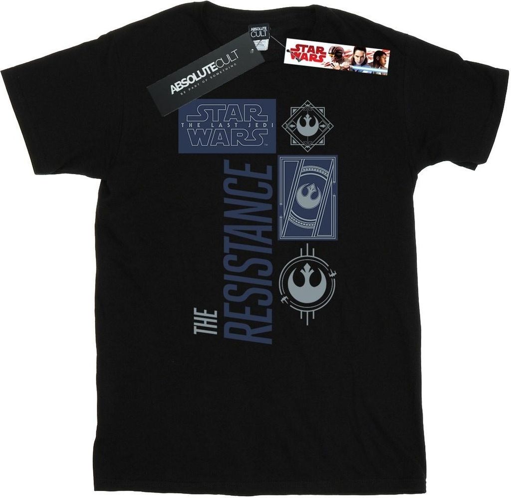 Star Wars - "The Last Jedi The Resistance" T-Shirt für Herren BI46944 (3XL) (Schwarz)