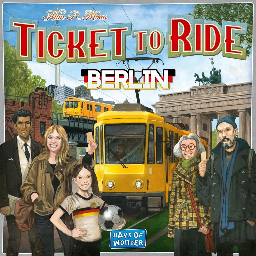 Les Aventuriers du Rail Berlin avec Tramways et Métros - Jeu Stratégique