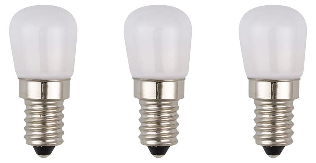 SPL E14 LED Röhrenlampe 2W 3000K Warmweiß Opal 3 Stück