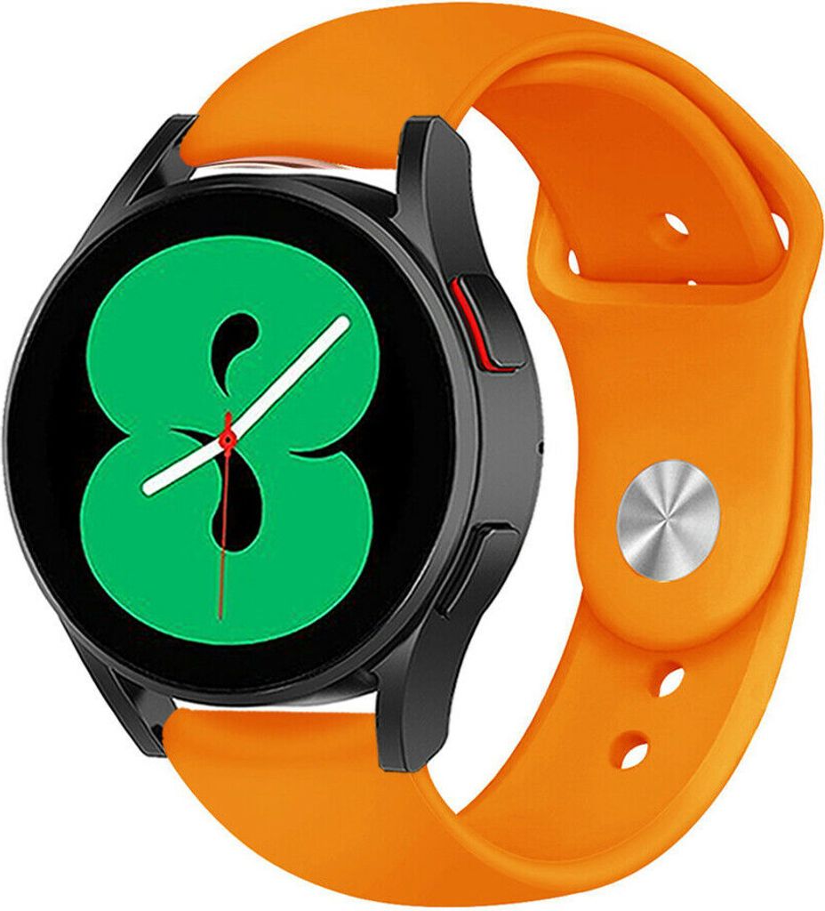 Strap-it Samsung Galaxy Watch 4 - 40mm Sportarmband (Orange)